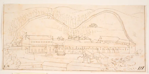 View of a Mountain Monastery