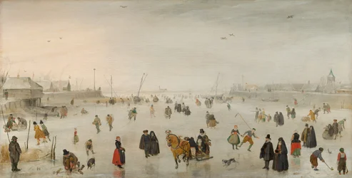 A Scene on the Ice, c. 1625