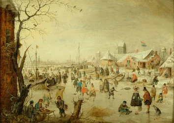 A Scene on the Ice