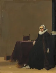Portrait of a Woman with a Dog