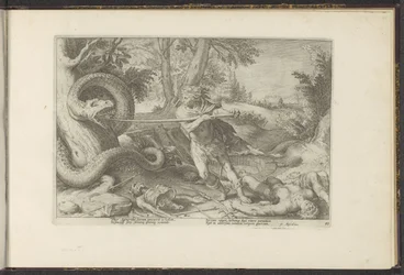 Cadmus Kills the Dragon (Ovidius