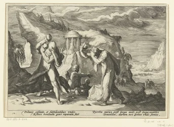 Deucalion and Pyrrha Creating a New Human Race (Ovid