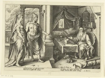 Juno and Jupiter Consult with Tiresias