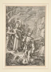 Christ Taken Captive (the Betrayal of Christ), from The Passion, #3 in a Series of 12 Engravings