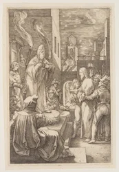 Christ before Caiaphas, from The Passion