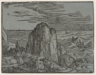 Cliff on a Seashore