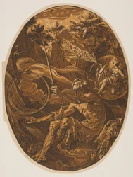 Demogorgon in the Cave of Eternity, from The Deities