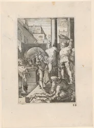 The Flagellation of Christ, Plate 6 from the series "The Passion"
