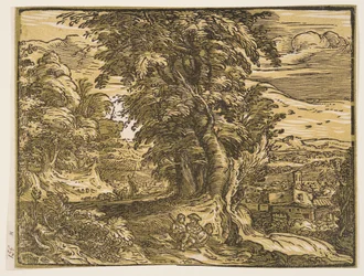 Landscape with a Shepherd Couple