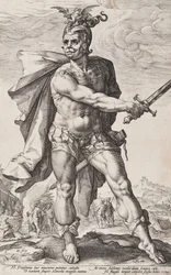 Mucius Scaevola (Roman Heroes, Plate 3)