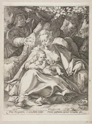 Rest on the Flight to Egypt Under a Cherry Tree