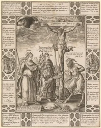 Satisfactio Christi, plate 3 from the series "Allegories of the Christian Faith"