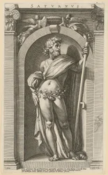 Saturn, Sheet 1 from the series "Eight Ancient Deities"