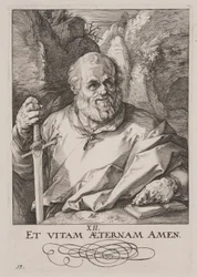 St Matthias, from Christ, the Apostles and St Paul with the Creed