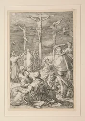 The Crucifixion, from The Passion, #10 in a series of 12 engravings