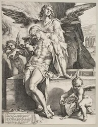 The Body of Christ Supported by an Angel