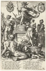 Title Print for Print Series The Roman Heroes