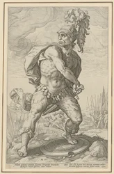Titus Manlius Torquatus, Plate 5 from the Series 