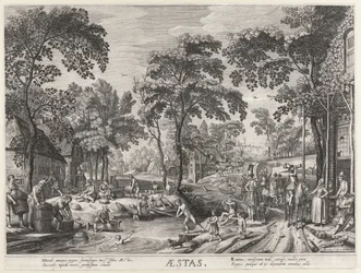 Summer, a Company by a Lake (Aestas) (The Four Seasons series)