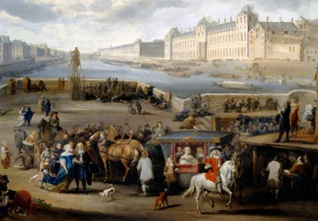 View of Paris with the Louvre, Taken from the Henri IV Bridge
