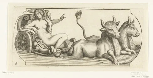 Europa on a chariot (series title: New Book of Gods and Goddesses of the Sea)