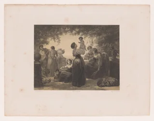 Italian Women at a Table