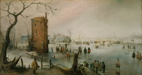 Skating Near a Town, c.1610–20