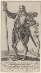 A Pike-Man Turned to the Left