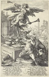 Fame and History, from Roman Heroes, 1586