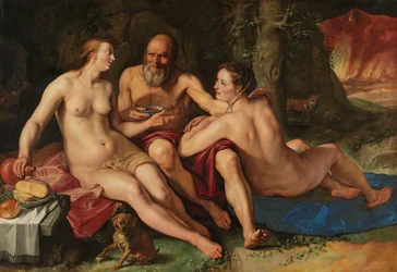 Lot and his Daughters, 1616