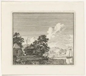 River View with a Haystack