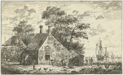 Farm by a River