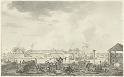 The Castle at Batavia, Seen from the Houtkrap