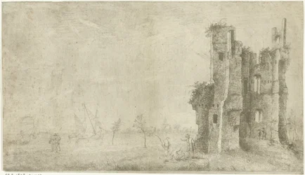 Ruins of Huis te Merwede near Dordrecht