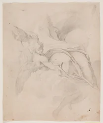 God the Father and the Globe, Carried by Angels