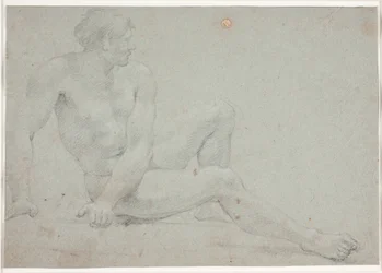 Male Model Study, Sitting