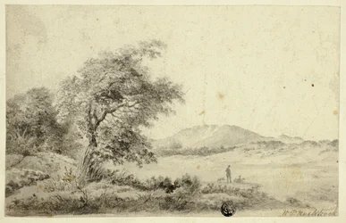 Landscape with Couple and Dog