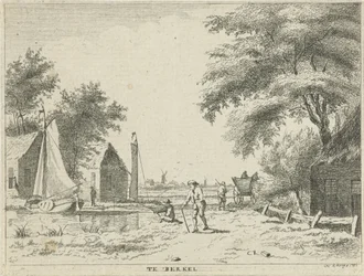 View of a River (Landscapes in the Schieland Region)