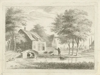 Landscape with a Stone Bridge
