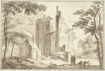 A view of a ruin
