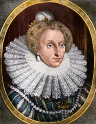 Portrait of Queen Elizabeth I of England (engraving)