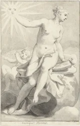 Seated Allegorical Female Figure