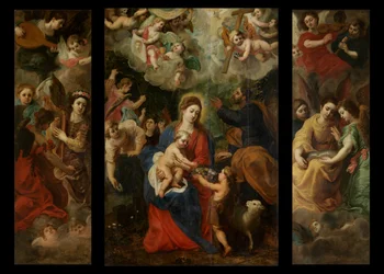 Holy Family with Angels