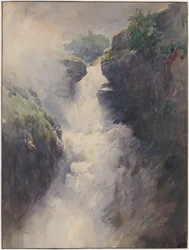 A Cascade in the Mountains