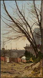 View of the Pont Neuf and the Western Point of the Île de la Cité from the Banks of the Seine