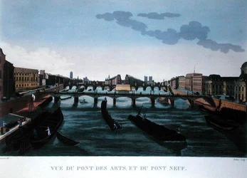 The Pont des Arts and the Pont Neuf, c.1815-20