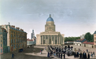 Funeral procession outside the Pantheon, c.1815-20