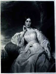 Madame Malibran in the Role of Desdemona, engraved by Charles Turner
