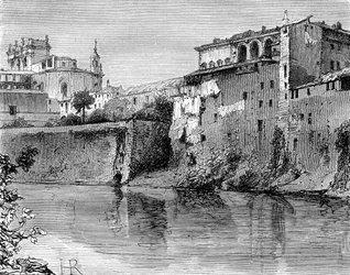 Villa Farnese, Province of Viterbo, North-West of Rome, Italy