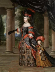 Maria Theresa of Spain with Her Son, the Dauphin, Louis of France